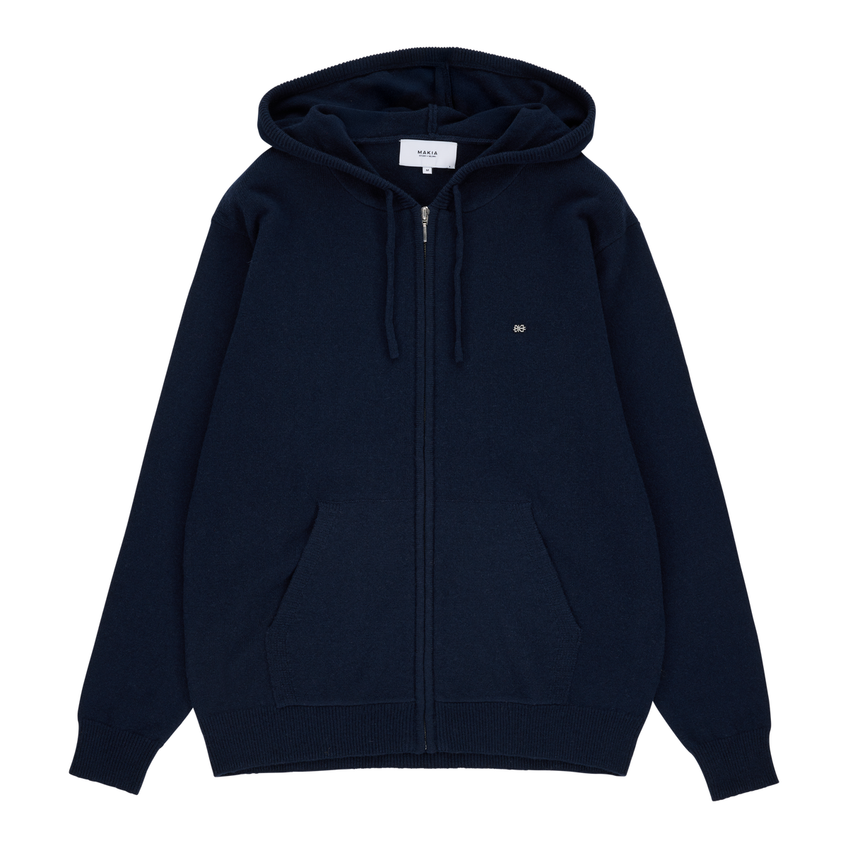M50132_689_XXL; M50132_689_XL; M50132_689_S; M50132_689_M; M50132_689_L; Makia Elvin Hooded Zip Knit  /  