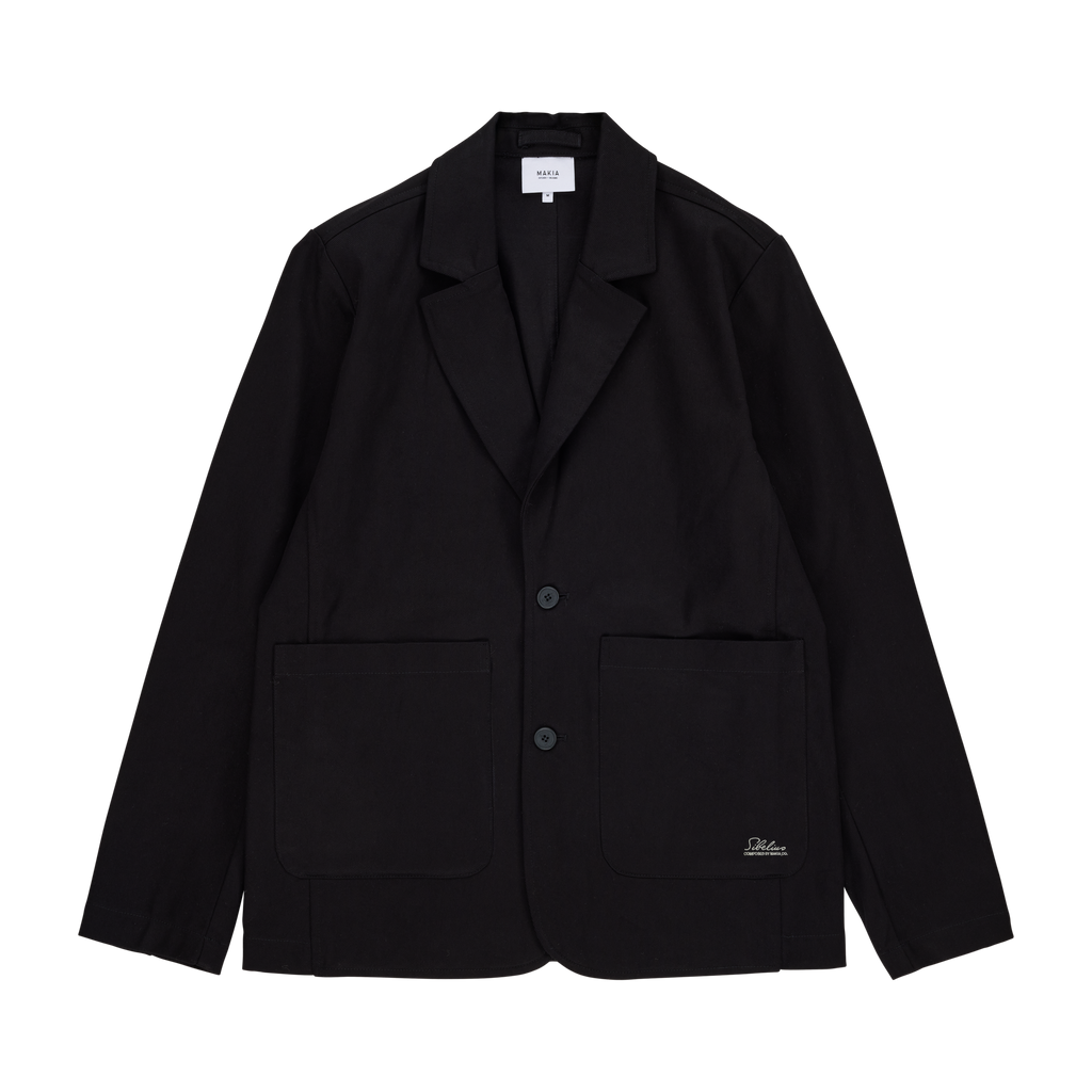 CSB_M32001_999_XXL; CSB_M32001_999_XL; CSB_M32001_999_S; CSB_M32001_999_M; CSB_M32001_999_L; Makia Sibelius Blazer  /  