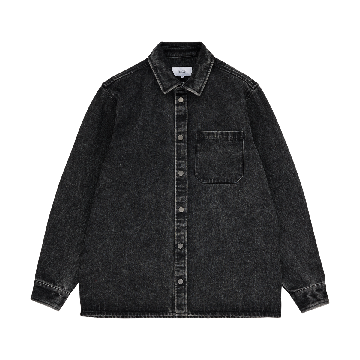 M60197_996_XXL; M60197_996_XL; M60197_996_S; M60197_996_M; M60197_996_L; Makia Denim Overshirt  /  