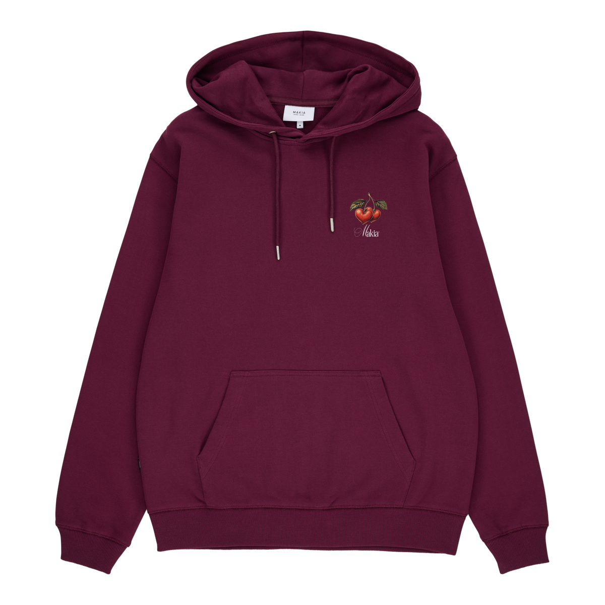 M40200_474_L; M40200_474_S; M40200_474_XL; M40200_474_XXL; M40200_474_M; Makia Cherry Hooded Sweatshirt  /  
