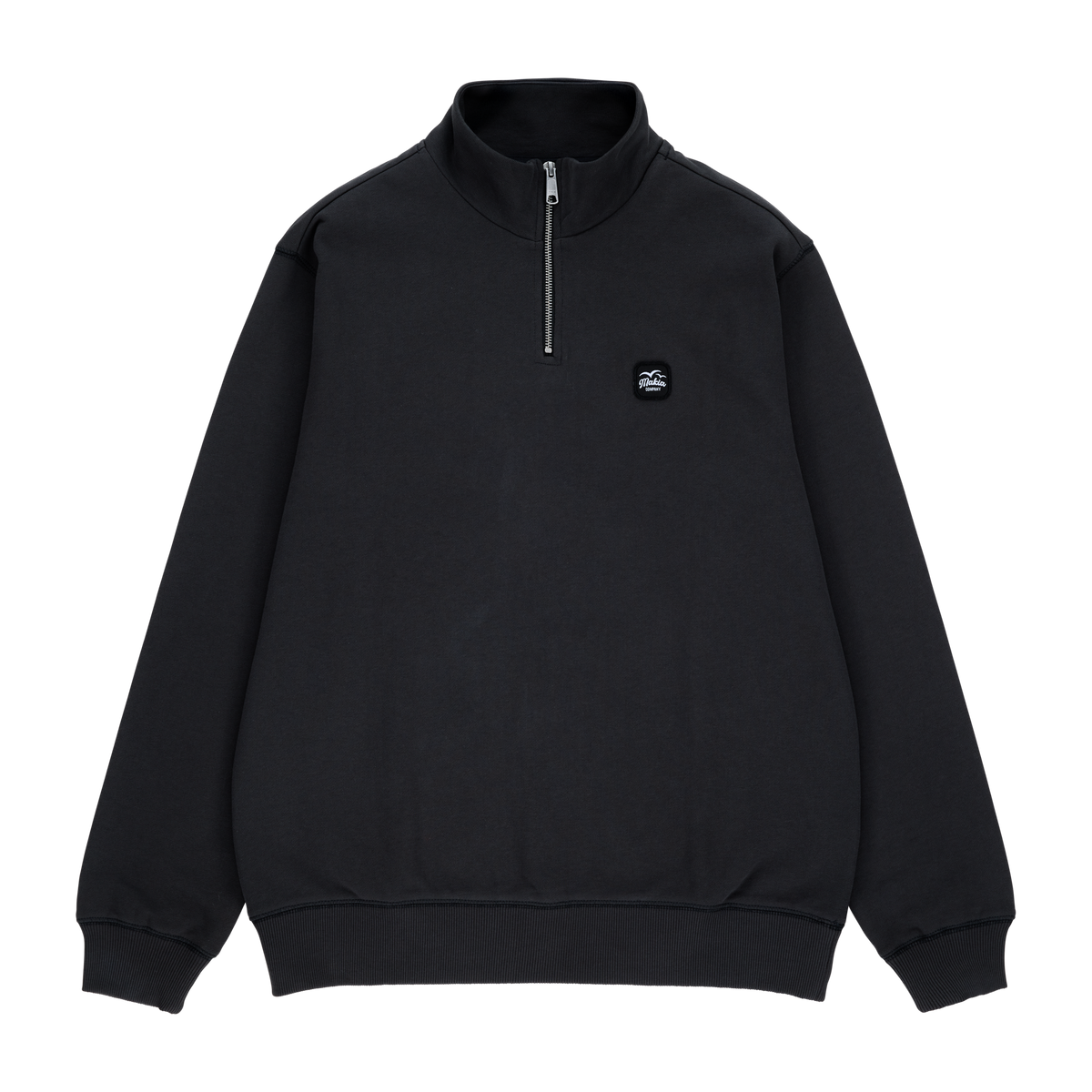 M41308_997_XL; M41308_997_L; M41308_997_M; M41308_997_S; M41308_997_XXL; Makia Patch Half Zip Sweatshirt  /  