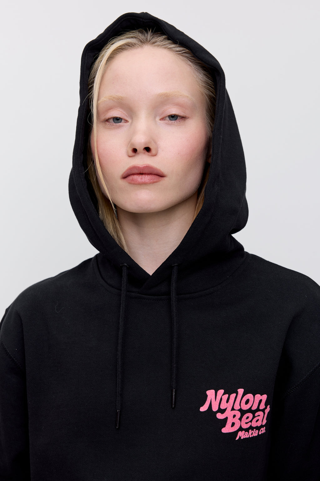 Nylon Beat Hooded Sweatshirt