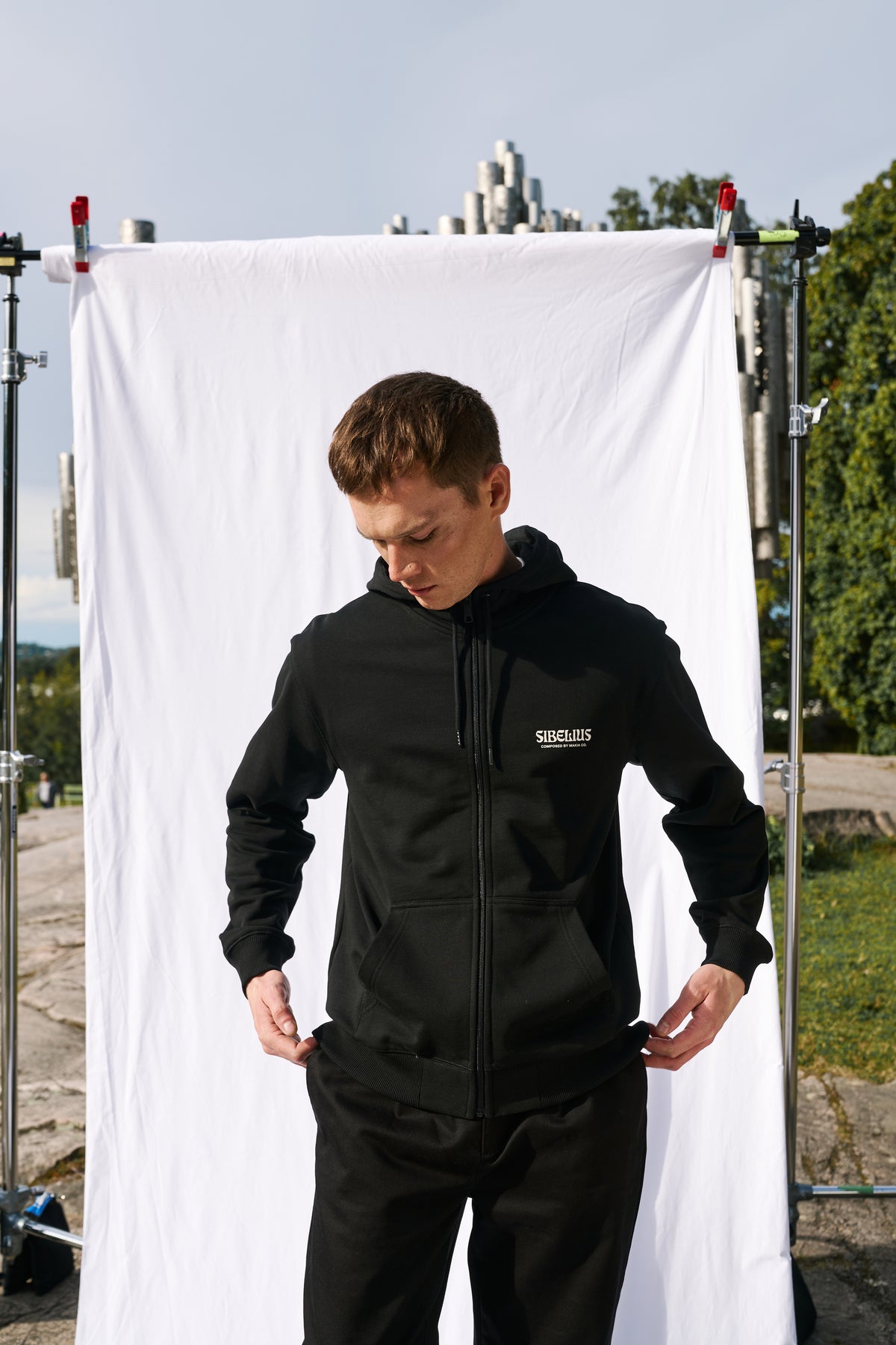 Silence Hooded Zip Sweatshirt
