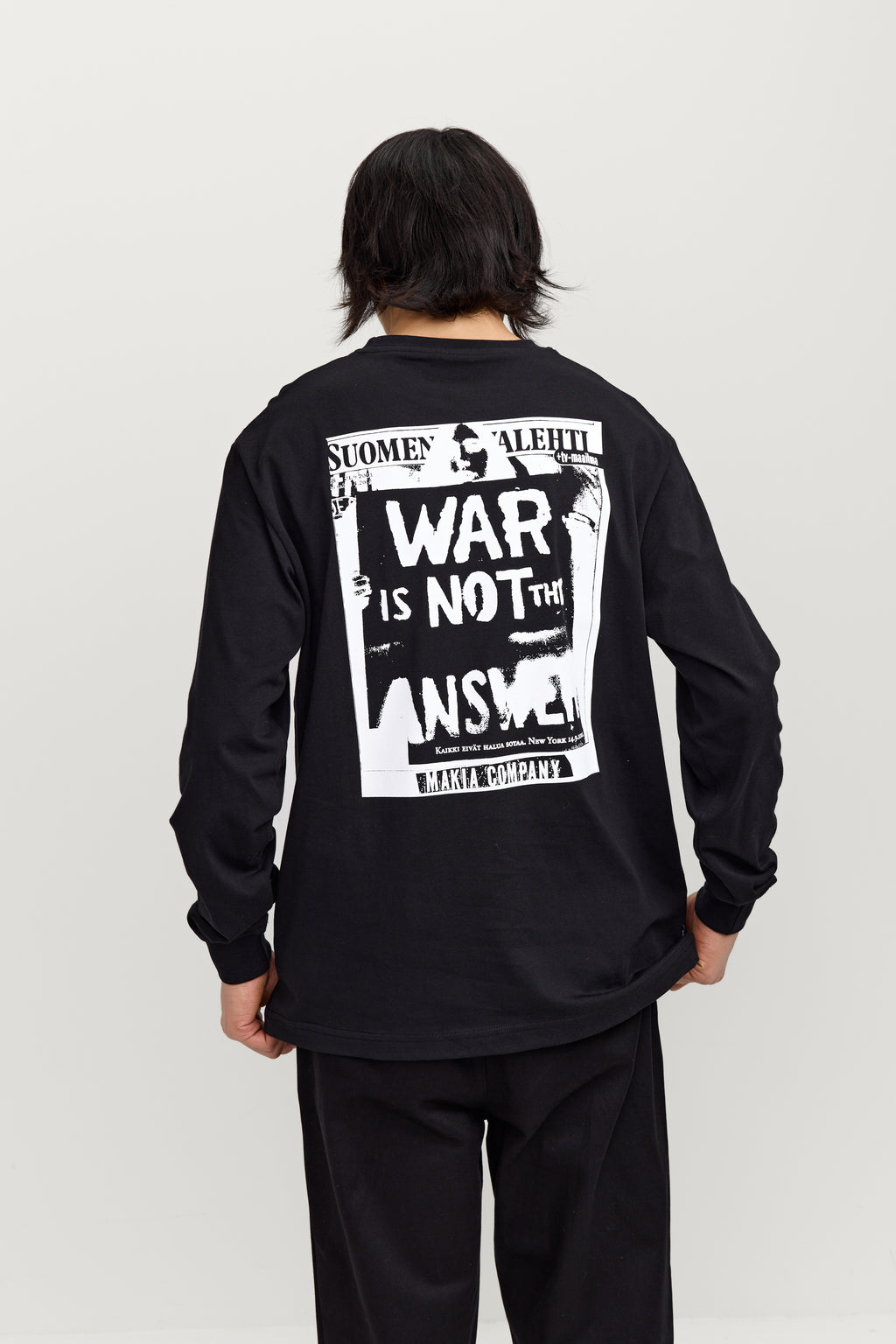 No War pitkähihainen