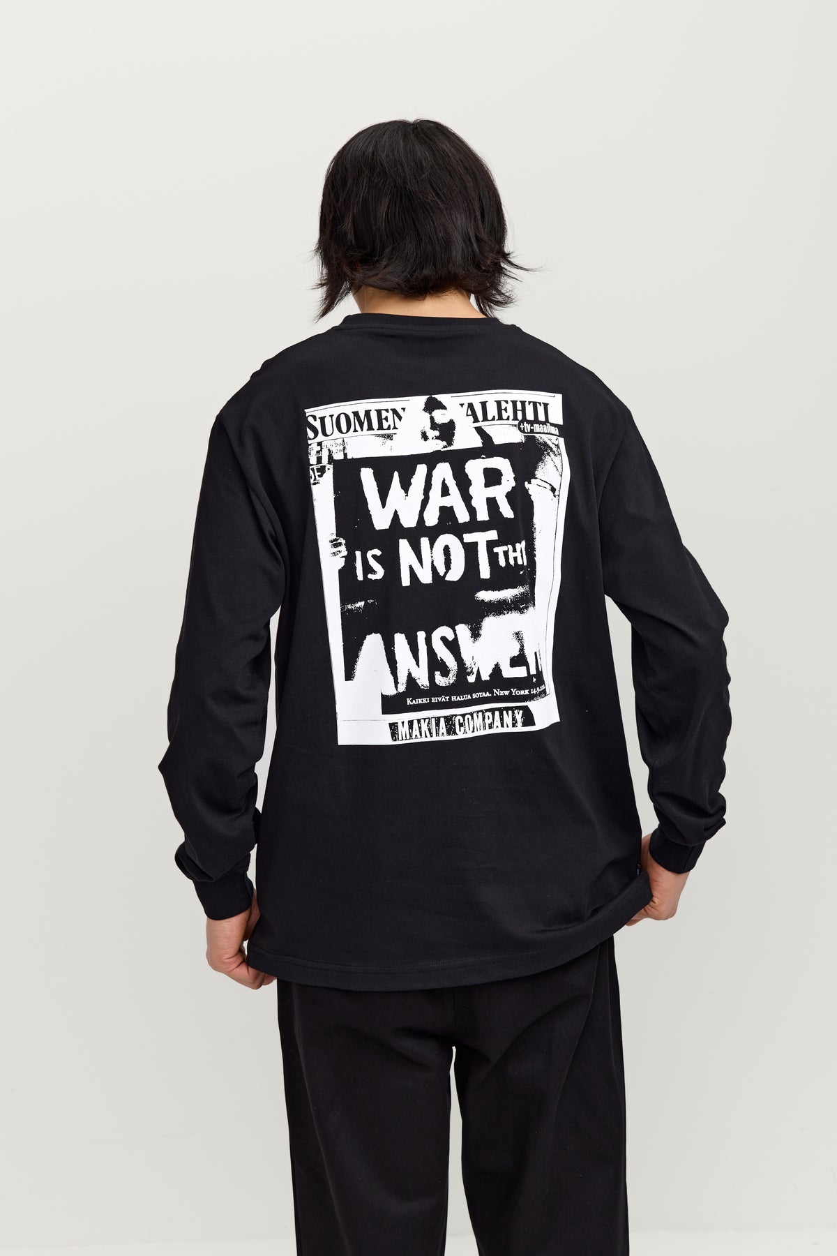 No War pitkähihainen