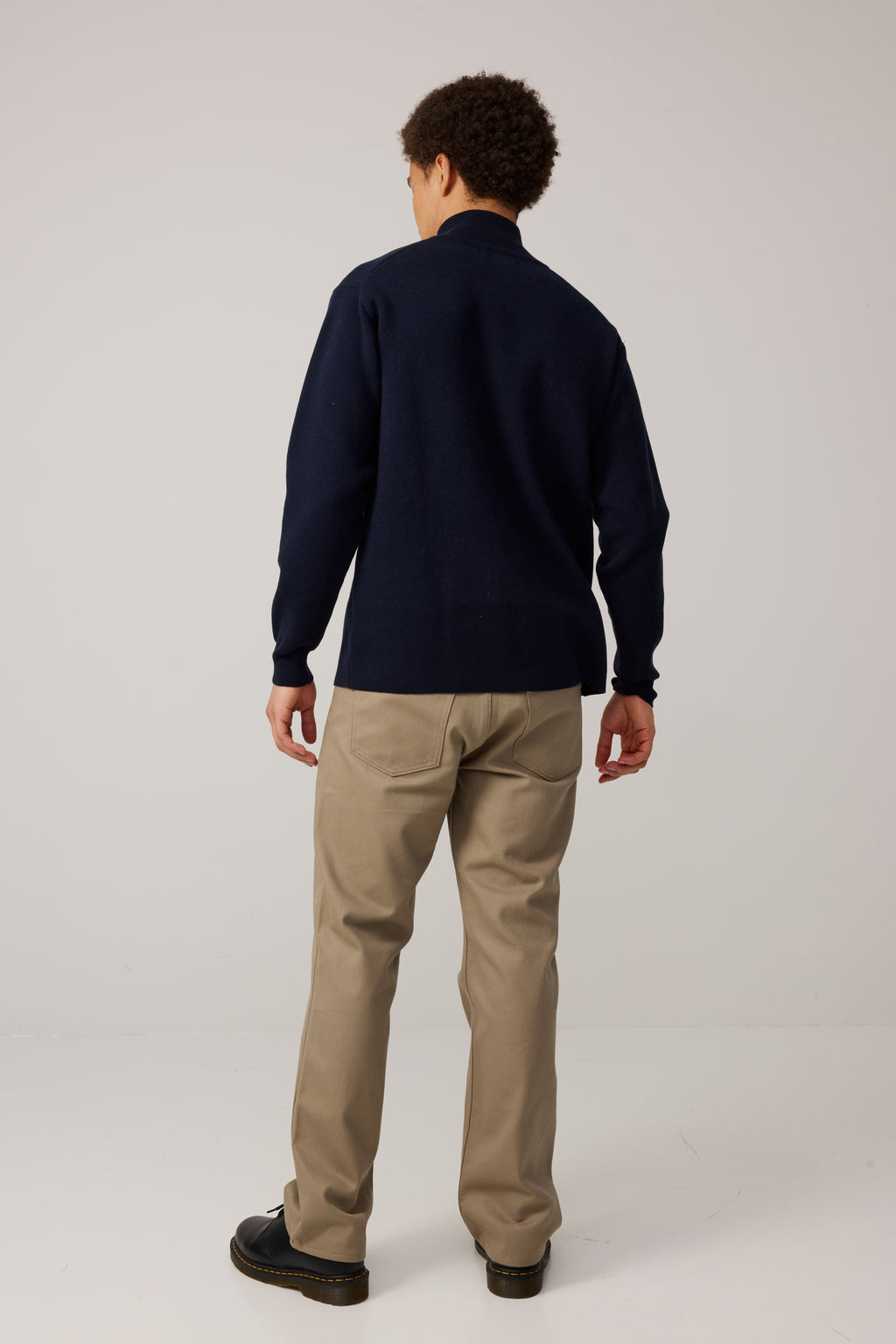 Coal Half Zip Knit