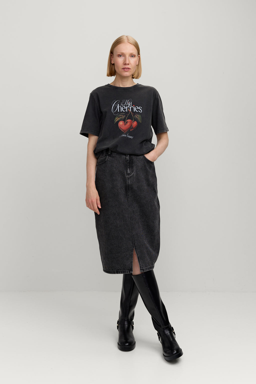 Janet Denim Skirt