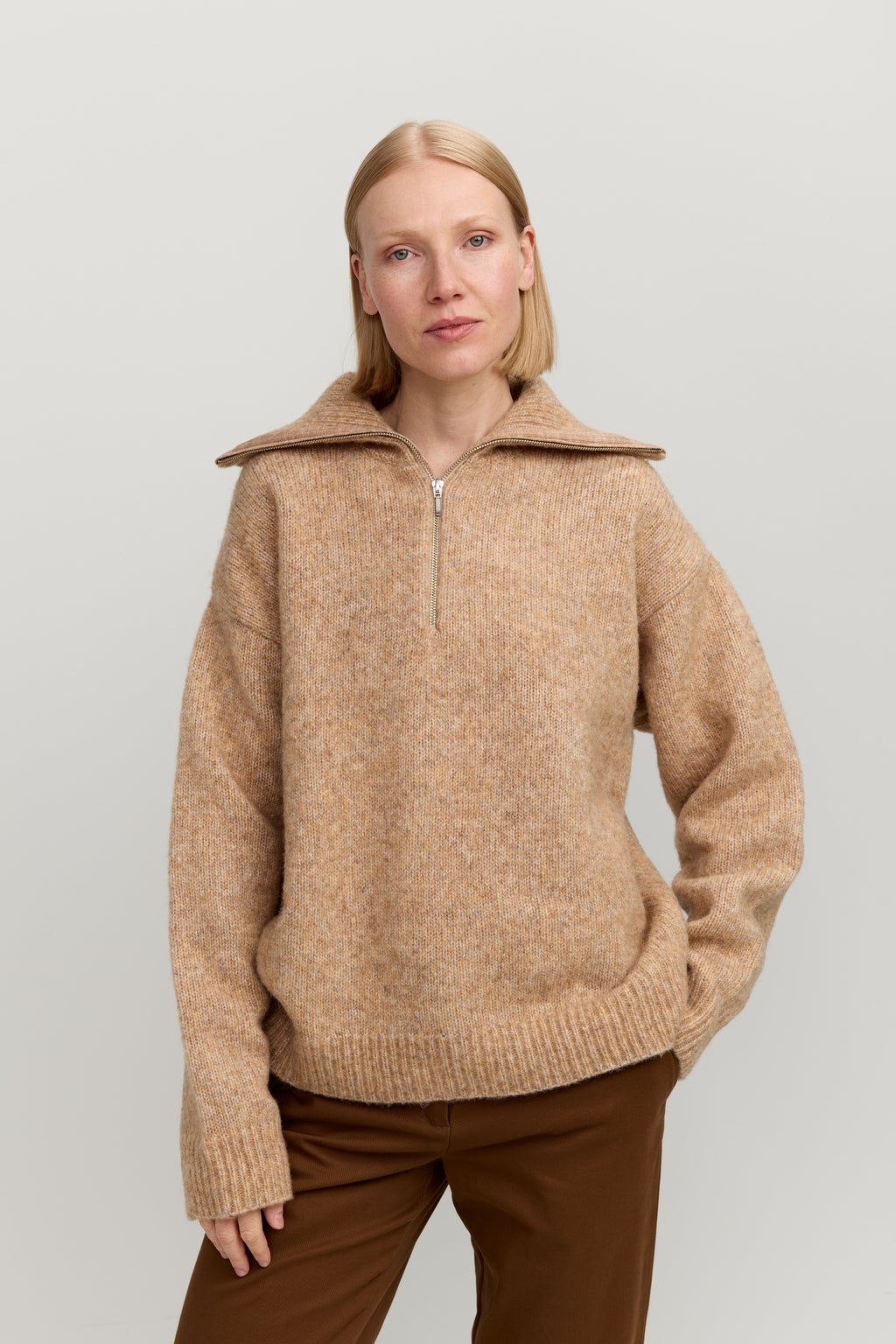 Tove Half Zip Knit