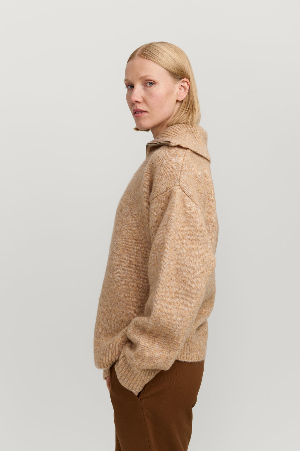 Tove Half Zip Knit