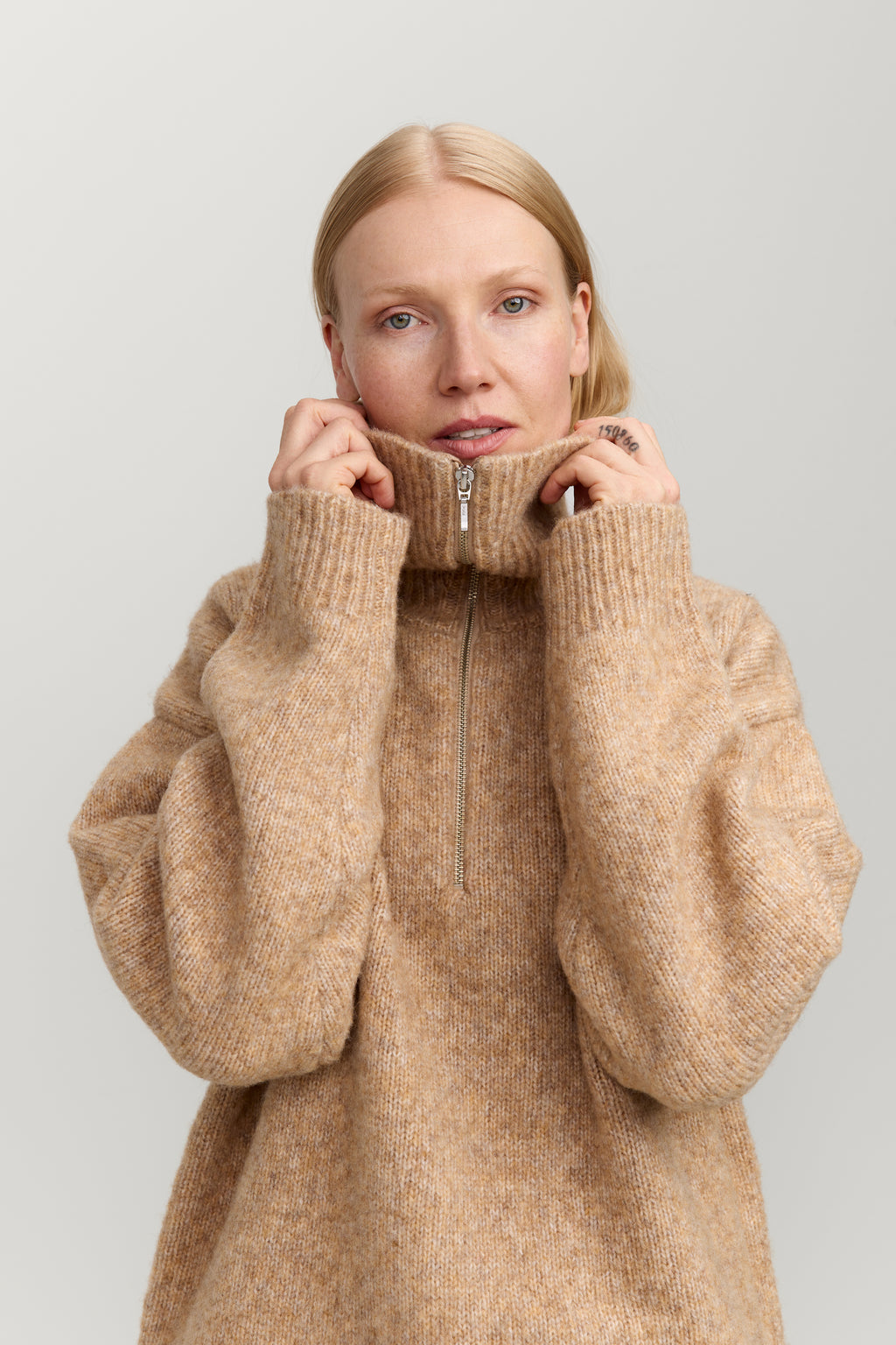 Tove Half Zip Knit