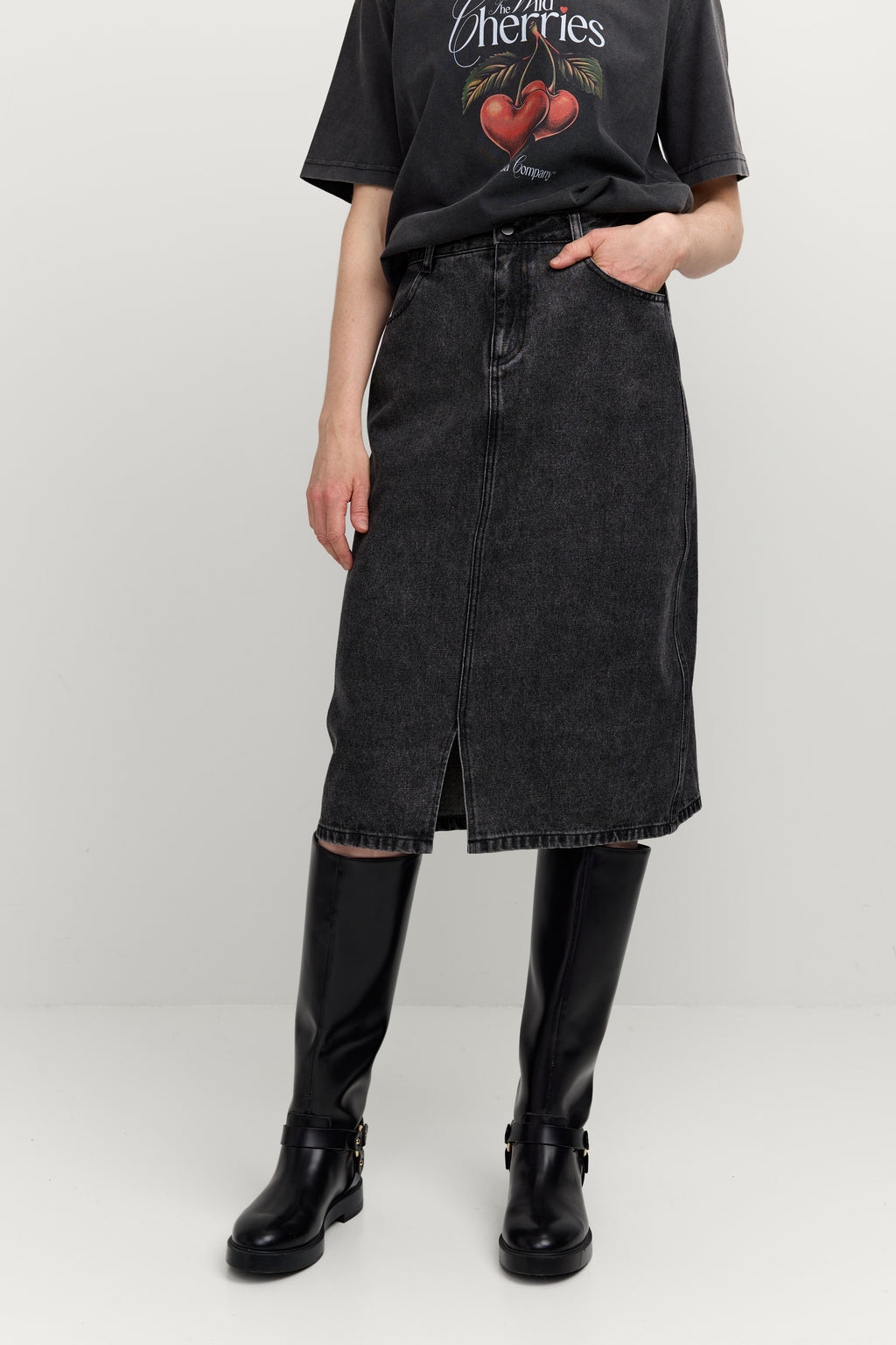 Janet Denim Skirt